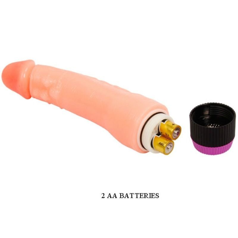Vibratore Realistico Flessibile Naturale 24 Cm - BAILE VIBRATORS - Dildo Realistici | erosidea.com