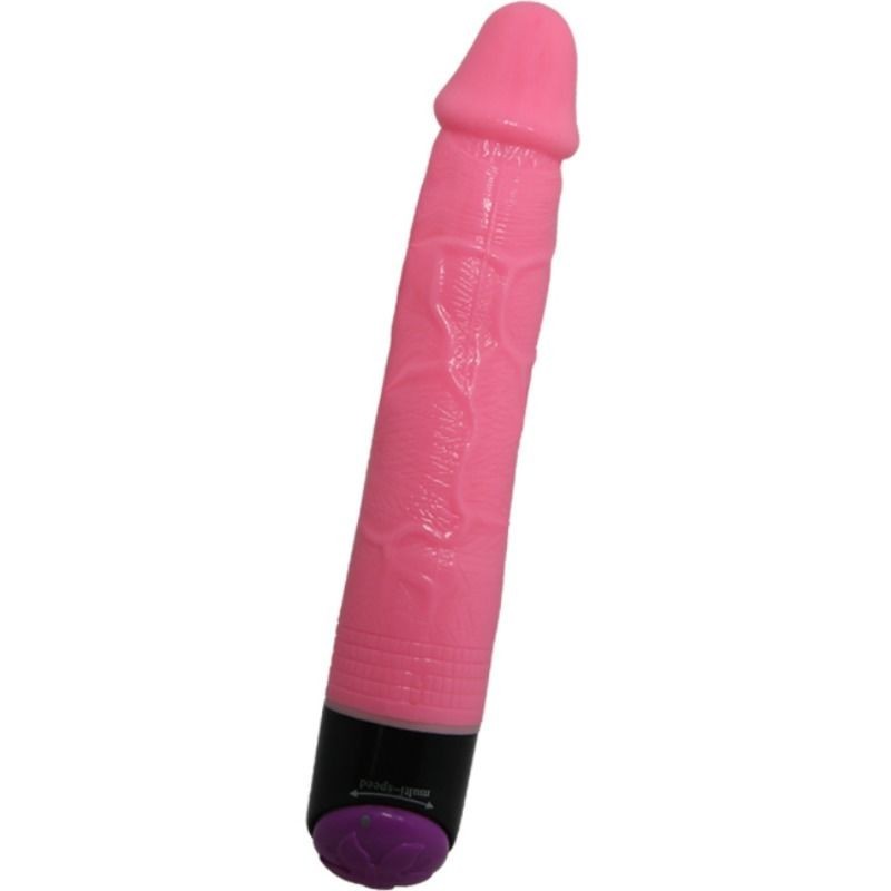 Vibratore Sex Realistico Colorato Rosa 23 Cm - BAILE - Dildo Realistici | erosidea.com