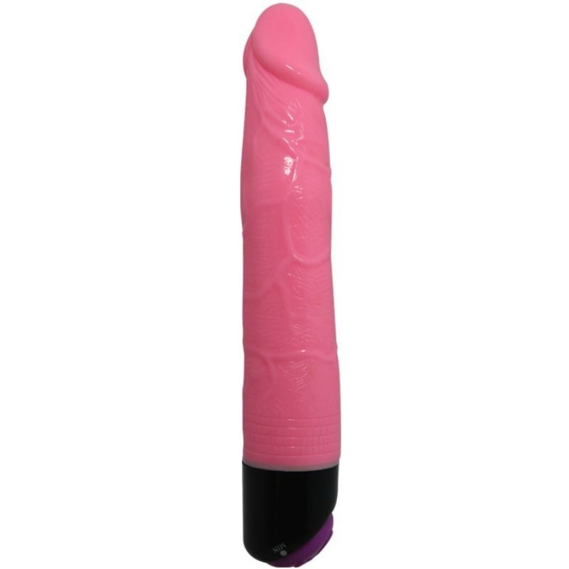 Vibratore Sex Realistico Colorato Rosa 23 Cm - BAILE - Dildo Realistici | erosidea.com