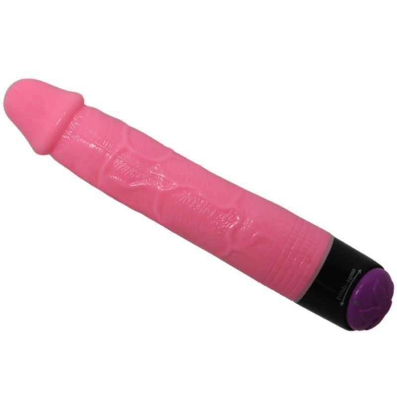 Vibratore Sex Realistico Colorato Rosa 23 Cm - BAILE - Dildo Realistici | erosidea.com