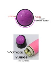 Vibratore Sex Realistico Colorato Rosa 23 Cm - BAILE - Dildo Realistici | erosidea.com