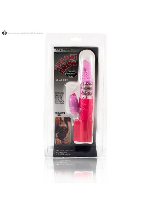 Vibratore Rabbit Baile Rosa Per Vagina E Ano - BAILE ROTATIONS - Vibratori Rabbit | erosidea.com