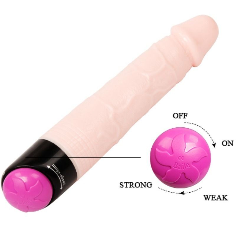 Vibrazione E Rotazione Sessuale Colorata 24 Cm - BAILE - Vibratori | erosidea.com