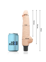 Vibratore Loveclone Harald Autolubrificante 24Cm - LOVECLONE - Vibratori | erosidea.com