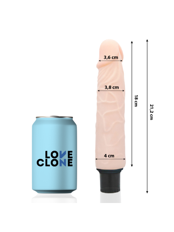 Vibratore Loveclone Autolubrificante Finn 212Cm - LOVECLONE - Vibratori | erosidea.com