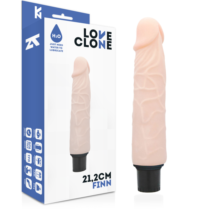 Vibratore Loveclone Autolubrificante Finn 212Cm - LOVECLONE - Vibratori | erosidea.com
