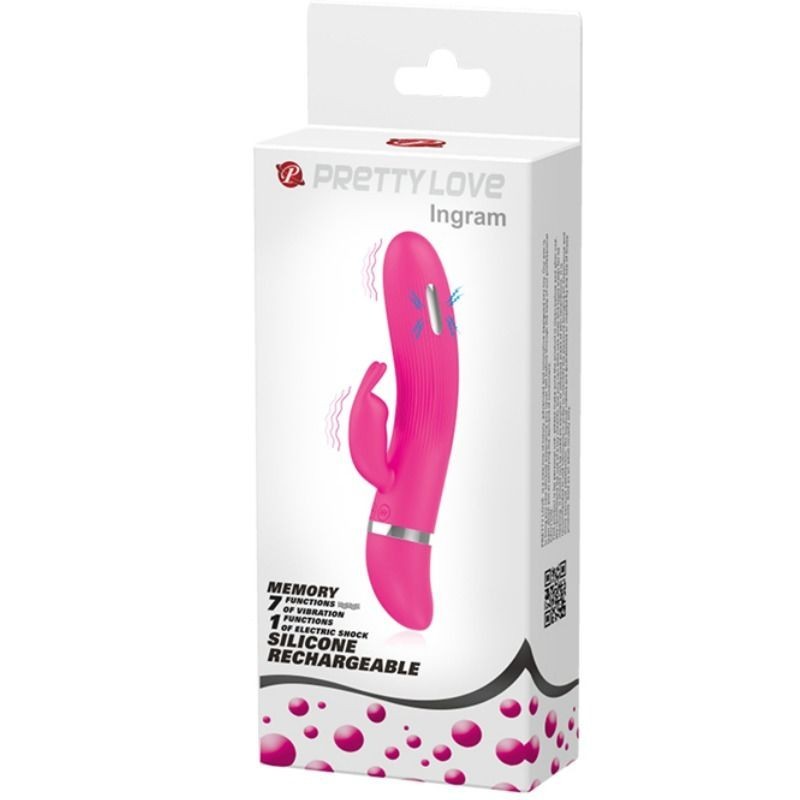 Vibratore Flirtation Elettroshock Ingram - PRETTY LOVE FLIRTATION - Vibratori Rabbit | erosidea.com