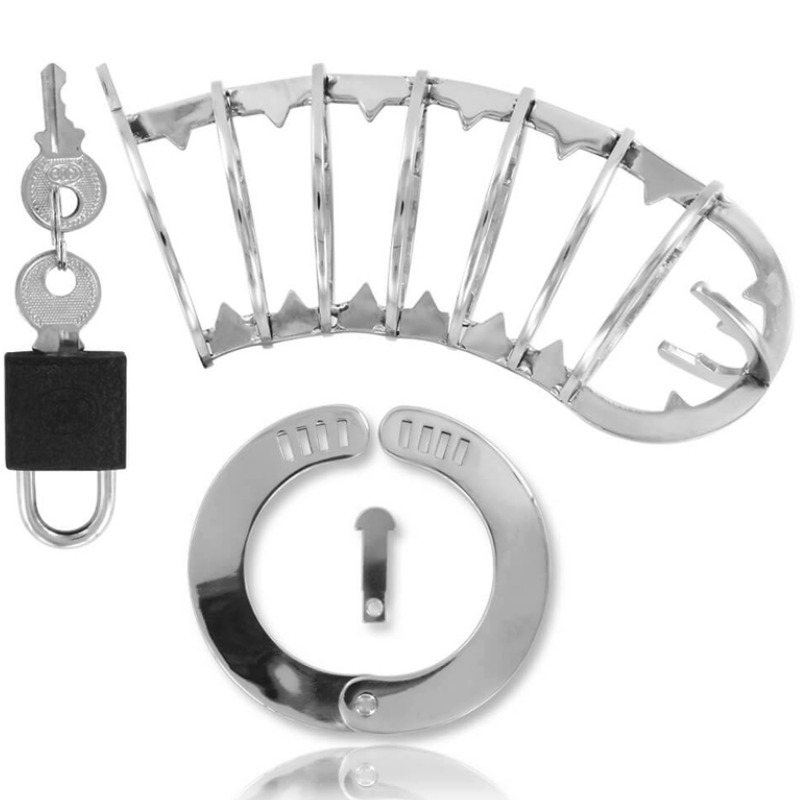 Metal Hard - Gabbia Per Pene Metallica Con Chiusura Di Sicurezza 14 Cm - METAL HARD - Costrittivi | erosidea.com