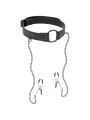 Fetish Submissive - Anello Gag Con Morsetti Per Capezzoli - FETISH SUBMISSIVE BONDAGE - Ball Gag e Bavagli | erosidea.com