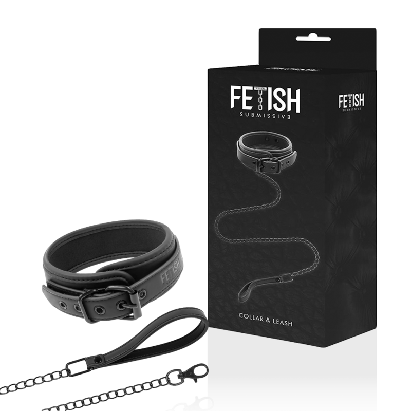 Fetish Submissive - Collana A Catena Con Fodera In Noprene - FETISH SUBMISSIVE BONDAGE - Bondage | erosidea.com