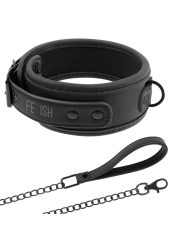 Fetish Submissive - Collana A Catena Con Fodera In Noprene - FETISH SUBMISSIVE BONDAGE - Bondage | erosidea.com