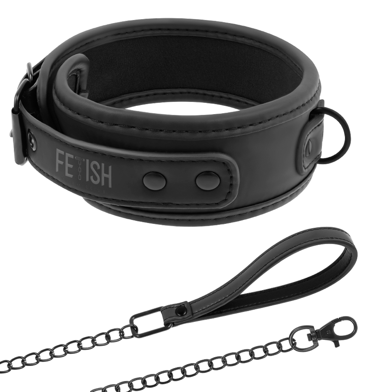 Fetish Submissive - Collana A Catena Con Fodera In Noprene - FETISH SUBMISSIVE BONDAGE - Bondage | erosidea.com