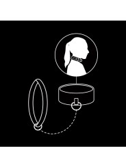Fetish Submissive - Collana A Catena Con Fodera In Noprene - FETISH SUBMISSIVE BONDAGE - Bondage | erosidea.com