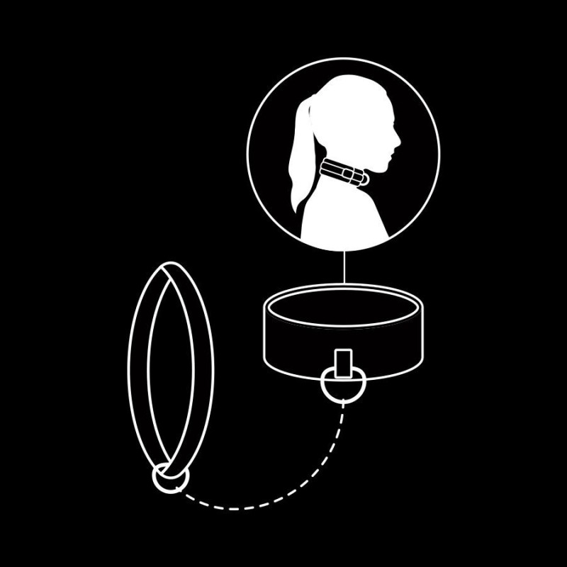 Fetish Submissive - Collana A Catena Con Fodera In Noprene - FETISH SUBMISSIVE BONDAGE - Bondage | erosidea.com