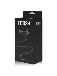 Fetish Submissive - Collana A Catena Con Fodera In Noprene - FETISH SUBMISSIVE BONDAGE - Bondage | erosidea.com