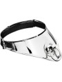 Metal Hard - Collare Di Contenimento Rigido In Metallo Con Anello E Lucchetto - METAL HARD - Collari e Guinzagli | erosidea.com