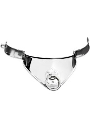 Metal Hard - Collare Di Contenimento Rigido In Metallo Con Anello E Lucchetto - METAL HARD - Collari e Guinzagli | erosidea.com