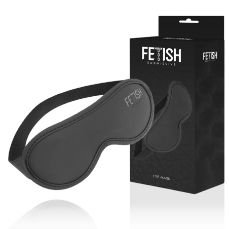 Fetish Submissive - Maschera In Pelle Vegana Ii Con Fodera In Noprene - FETISH SUBMISSIVE BONDAGE - Maschere e Cappucci | erosidea.com