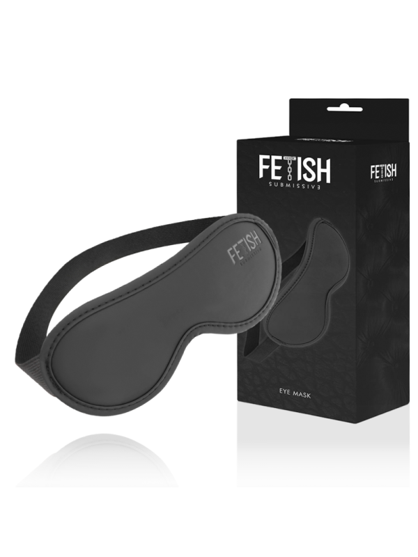 Fetish Submissive - Maschera In Pelle Vegana Ii Con Fodera In Noprene - FETISH SUBMISSIVE BONDAGE - Maschere e Cappucci | erosidea.com