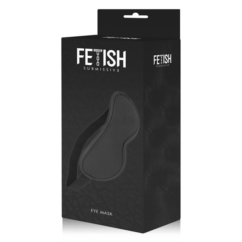 Fetish Submissive - Maschera In Pelle Vegana Ii Con Fodera In Noprene - FETISH SUBMISSIVE BONDAGE - Maschere e Cappucci | erosidea.com