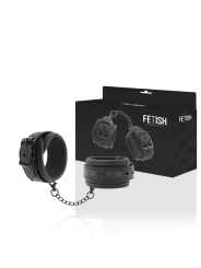 Fetish Submissive - Manette In Pelle Vegana Con Fodera In Noprene - FETISH SUBMISSIVE BONDAGE - Manette e Polsini | erosidea.com