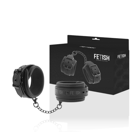 Fetish Submissive - Manette In Pelle Vegana Con Fodera In Noprene - FETISH SUBMISSIVE BONDAGE - Manette e Polsini | erosidea.com