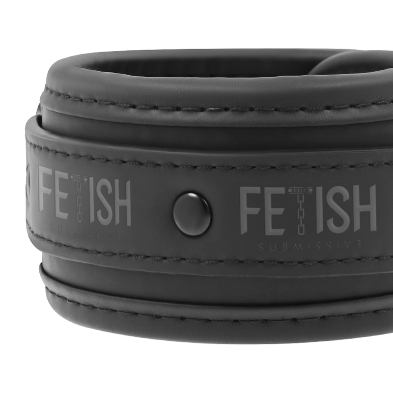 Fetish Submissive - Manette In Pelle Vegana Con Fodera In Noprene - FETISH SUBMISSIVE BONDAGE - Manette e Polsini | erosidea.com