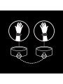 Fetish Submissive - Manette In Pelle Vegana Con Fodera In Noprene - FETISH SUBMISSIVE BONDAGE - Manette e Polsini | erosidea.com