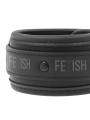 Fetish Submissive - Collana E Manette In Pelle Vegana Con Fodera In Neoprene - FETISH SUBMISSIVE BONDAGE - Manette e Polsini | erosidea.com