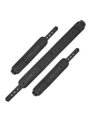 Fetish Submissive - Collana E Manette In Pelle Vegana Con Fodera In Neoprene - FETISH SUBMISSIVE BONDAGE - Manette e Polsini | erosidea.com