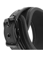 Fetish Submissive - Collana E Manette In Pelle Vegana Con Fodera In Neoprene - FETISH SUBMISSIVE BONDAGE - Manette e Polsini | erosidea.com
