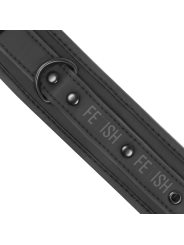 Fetish Submissive - Collana E Manette In Pelle Vegana Con Fodera In Neoprene - FETISH SUBMISSIVE BONDAGE - Manette e Polsini | erosidea.com