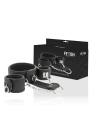 Fetish Submissive - Collana E Manette In Pelle Vegana E Fodera In Neoprene - FETISH SUBMISSIVE BONDAGE - Manette e Polsini | erosidea.com