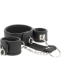 Fetish Submissive - Collana E Manette In Pelle Vegana E Fodera In Neoprene - FETISH SUBMISSIVE BONDAGE - Manette e Polsini | erosidea.com