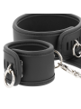 Fetish Submissive - Collana E Manette In Pelle Vegana E Fodera In Neoprene - FETISH SUBMISSIVE BONDAGE - Manette e Polsini | erosidea.com