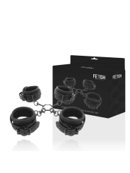 Fetish Submissive - Set Di Manette Per Mani E Caviglie Con Fodera In Noprene - FETISH SUBMISSIVE BONDAGE - Manette e Polsini | erosidea.com