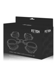 Fetish Submissive - Set Di Manette Per Mani E Caviglie Con Fodera In Noprene - FETISH SUBMISSIVE BONDAGE - Manette e Polsini | erosidea.com
