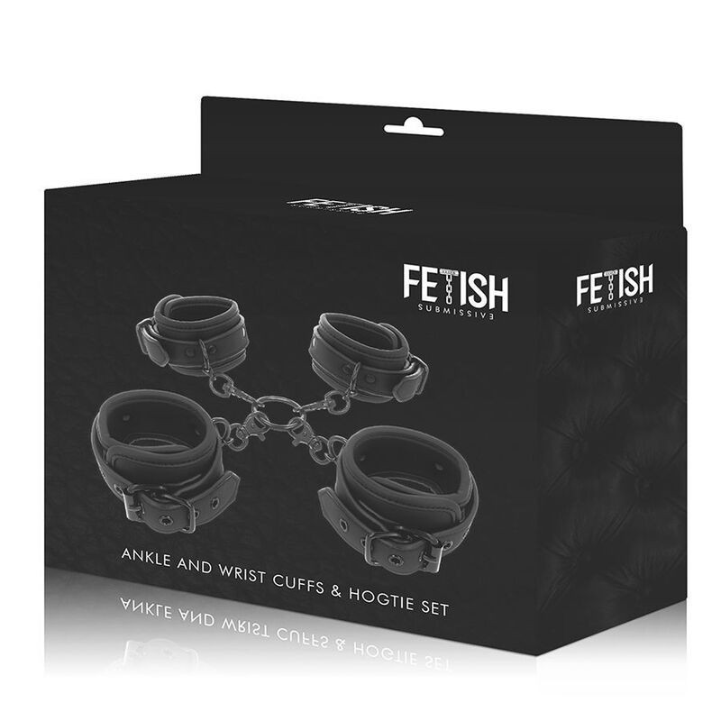Fetish Submissive - Set Di Manette Per Mani E Caviglie Con Fodera In Noprene - FETISH SUBMISSIVE BONDAGE - Manette e Polsini | erosidea.com