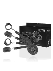 Fetish Submissive - Set Di Manette E Cravatte Con Fodera In Noprene - FETISH SUBMISSIVE BONDAGE - Manette e Polsini | erosidea.com