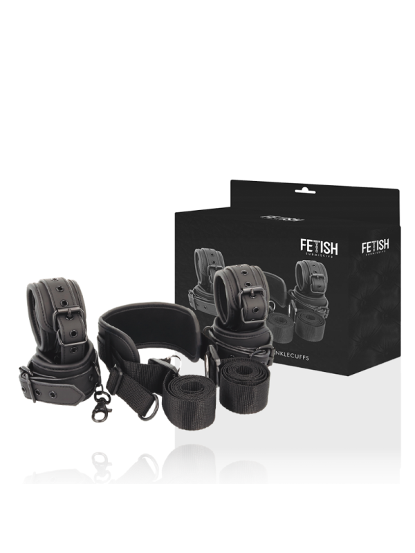 Fetish Submissive - Posizione Master Con 4 Manette Rivestite In Noprene - FETISH SUBMISSIVE BONDAGE - Manette e Polsini | erosidea.com
