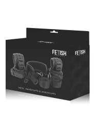 Fetish Submissive - Posizione Master Con 4 Manette Rivestite In Noprene - FETISH SUBMISSIVE BONDAGE - Manette e Polsini | erosidea.com