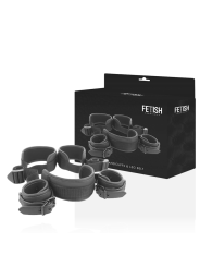 Fetish Submissive - Posizione A Gambe Aperte Con Manette Fodera In Noprene - FETISH SUBMISSIVE BONDAGE - Manette e Polsini | erosidea.com