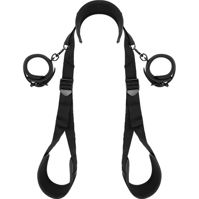 Fetish Submissive - Posizione A Gambe Aperte Con Manette Fodera In Noprene - FETISH SUBMISSIVE BONDAGE - Manette e Polsini | erosidea.com