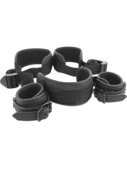 Fetish Submissive - Posizione A Gambe Aperte Con Manette Fodera In Noprene - FETISH SUBMISSIVE BONDAGE - Manette e Polsini | erosidea.com