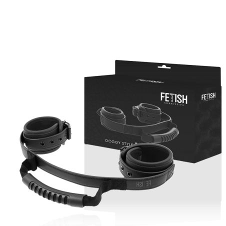 Fetish Submissive - Manette Con Fodera In Noprene E Maniglia - FETISH SUBMISSIVE BONDAGE - Manette e Polsini | erosidea.com