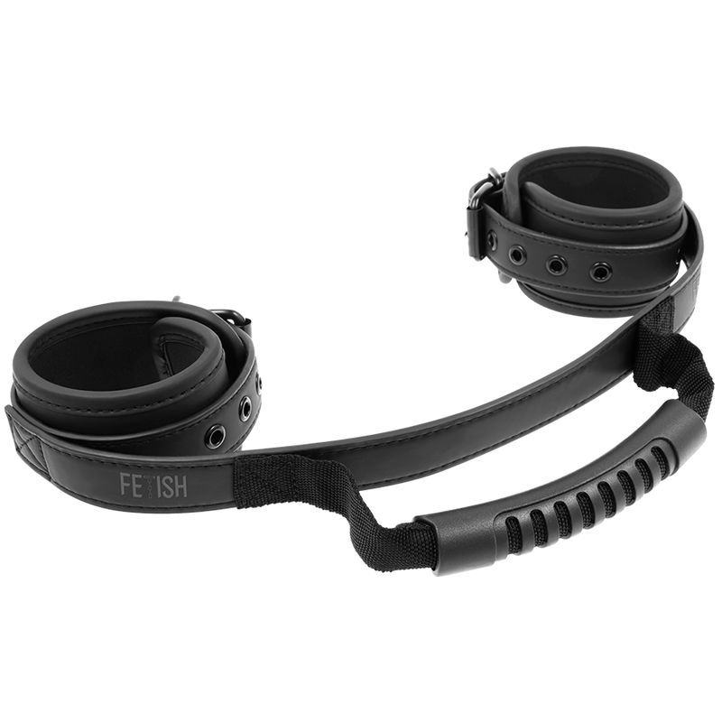 Fetish Submissive - Manette Con Fodera In Noprene E Maniglia - FETISH SUBMISSIVE BONDAGE - Manette e Polsini | erosidea.com