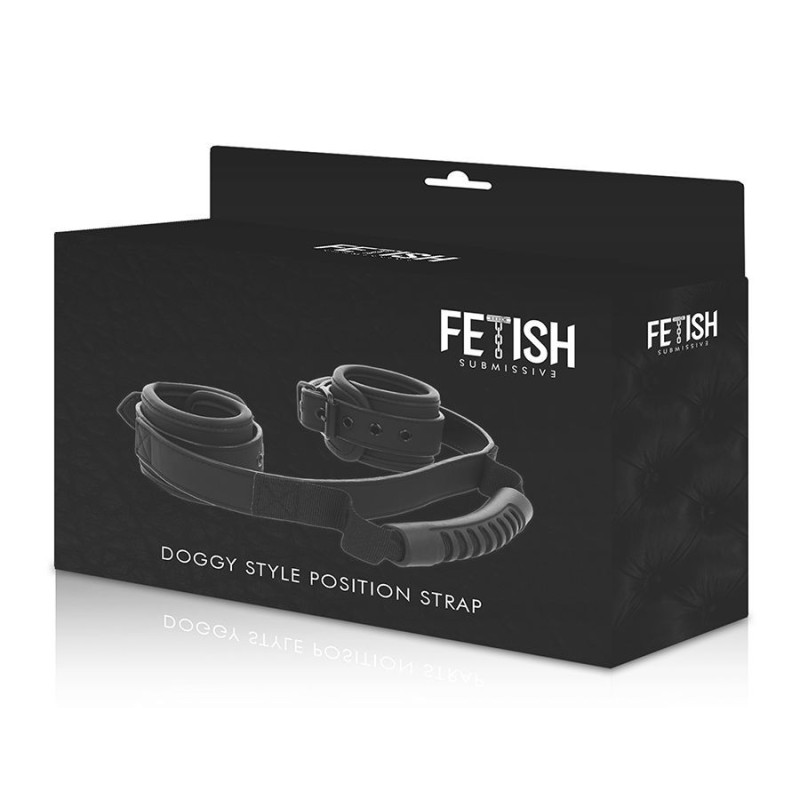 Fetish Submissive - Manette Con Fodera In Noprene E Maniglia - FETISH SUBMISSIVE BONDAGE - Manette e Polsini | erosidea.com