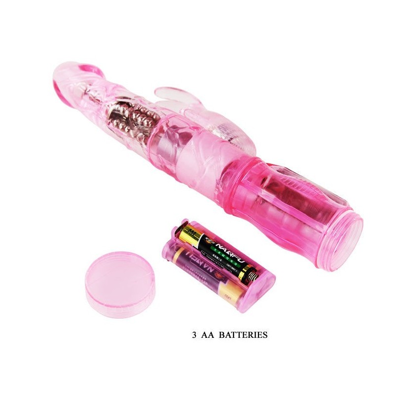 Vibratore Rabbit Baile Happy Angel Rosa - BAILE ROTATIONS - Vibratori Rabbit | erosidea.com