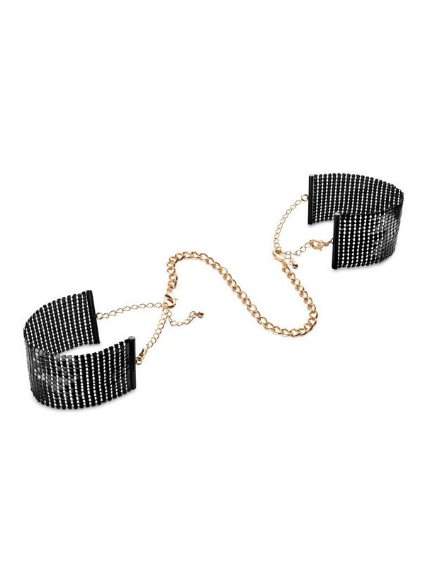 Bijoux - D‰Sir M‰Tallique Manette In Rete Di Metallo Nero - BIJOUX DESIRE METALLIQUE - Manette e Polsini | erosidea.com