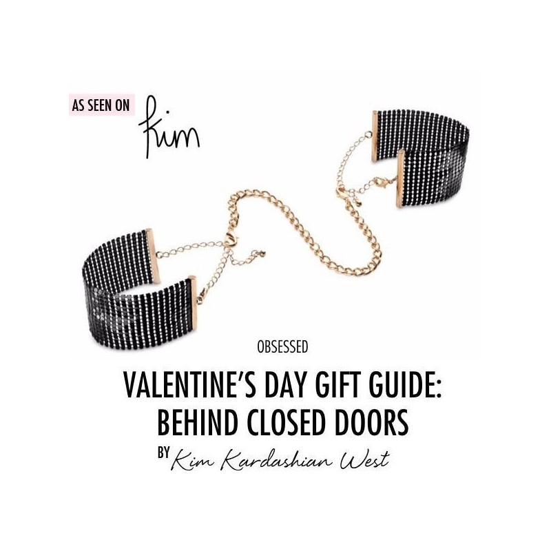 Bijoux - D‰Sir M‰Tallique Manette In Rete Di Metallo Nero - BIJOUX DESIRE METALLIQUE - Manette e Polsini | erosidea.com